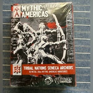 Warlords Games Mythic Americas Seneca Archers 10 Metal 28mm Miniatures-New